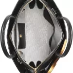 Malverne Double Top Handle Leather Satchel