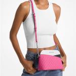 Jet Set Travel Medium Signature Logo Color Block Dome Crossbody Bag