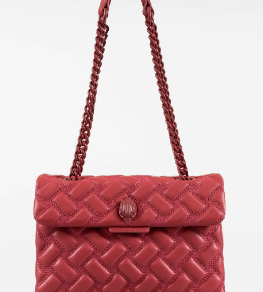 Red Mini Kensington Leather Drench Convertible Bag