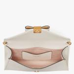 Morgan Bow Embellished Saffiano Leather Envelope Flap Crossbody