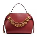 Donna Karan Plandome Chain Top Handle Leather
