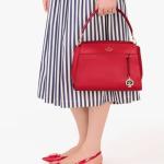 Kate Spade Madison Medium Top Handle Satchel Red