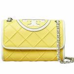 Tory Burch Small Fleming Soft Patent Border Convertible Shoulder Bag